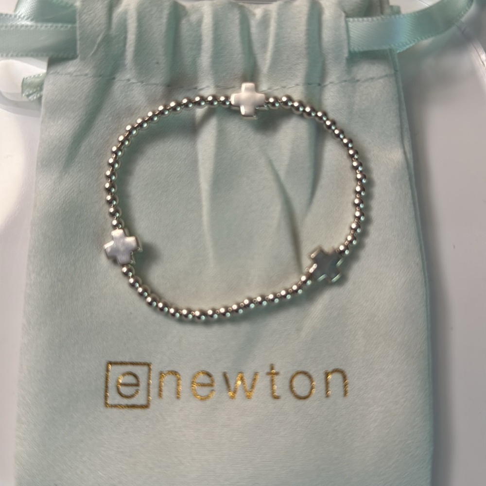 enewton signature cross sterling pattern 3mm C
bead bracelet - sterling - Picture 5 of 5